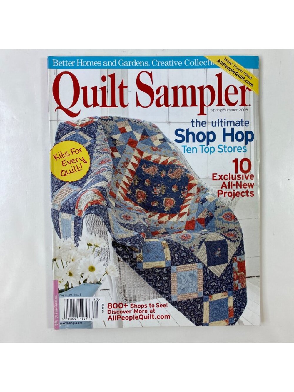 Quilt Sampler Magazine Spring/Summer 2008 10 Exclusive All-New Projects Tips